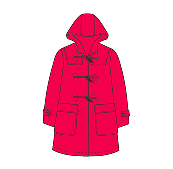 赤いコート
